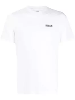 Футболка с логотипом Barbour, белый
