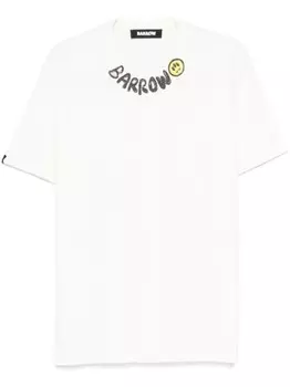 Футболка с логотипом BARROW, белый