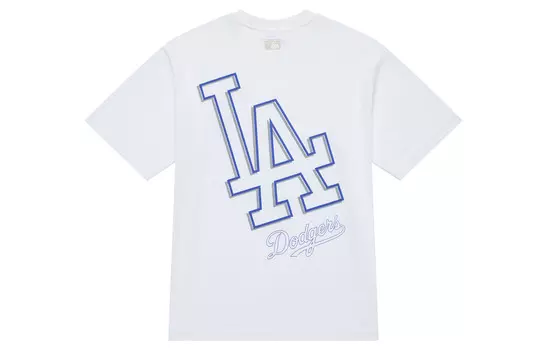 Футболка с логотипом Base унисекс белая Mlb, белый