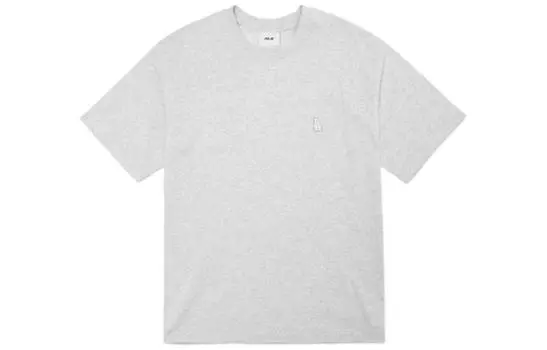 Футболка с логотипом Base, унисекс, серые MLB, серый