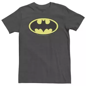 Футболка с логотипом Batman от Big & Tall из комиксов DC Licensed Character, серый