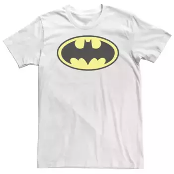 Футболка с логотипом Batman от Big & Tall из комиксов DC Licensed Character, белый