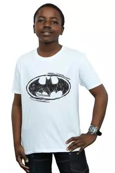 Футболка с логотипом «Бэтмен» DC Comics, белый