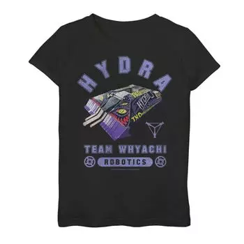 Футболка с логотипом BattleBots Hydra TeamWhyachi для девочек 7–16 лет Licensed Character