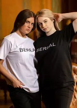 Футболка с логотипом BeReal Blanc, белый