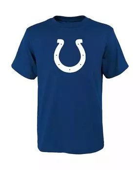 Футболка с логотипом Big Boys Royal Indianapolis Colts Primary Outerstuff, синий