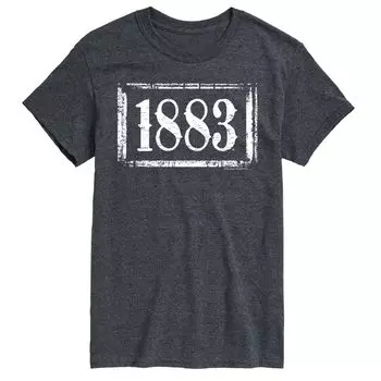 Футболка с логотипом Big & Tall 1883 License, серый