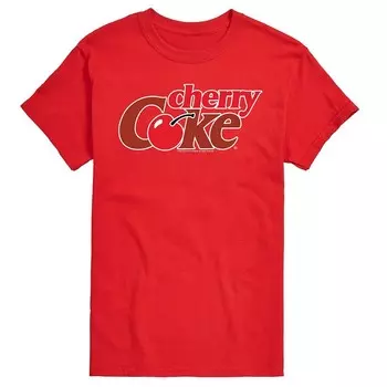 Футболка с логотипом Big & Tall Coca-Cola Cherry Coke Licensed Character, красный