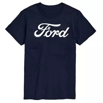 Футболка с логотипом Big & Tall Ford Licensed Character, темно-синий