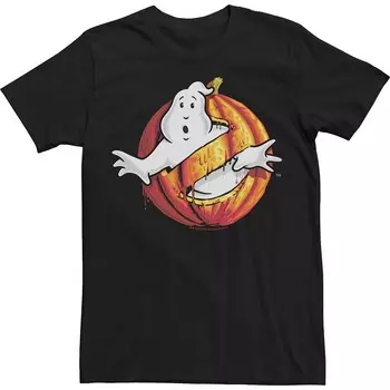 Футболка с логотипом Big & Tall Ghostbusters на Хэллоуин Licensed Character, черный