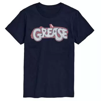 Футболка с логотипом Big & Tall Grease License, синий
