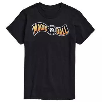 Футболка с логотипом Big & Tall Magic 8 Ball Licensed Character, черный