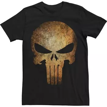 Футболка с логотипом Big & Tall Marvel Punisher Licensed Character, черный