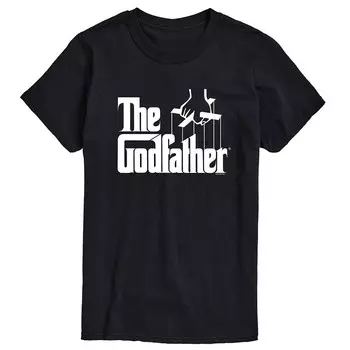 Футболка с логотипом Big & Tall The Godfather Licensed Character, черный