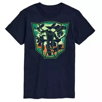Футболка с логотипом Big & Tall Transformers Autobot Jungle Licensed Character, синий