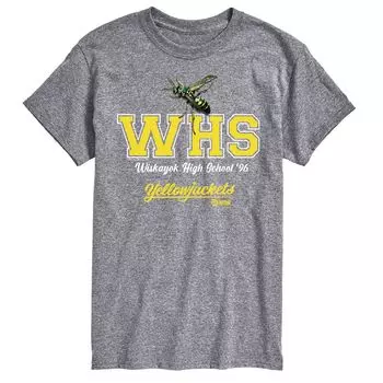 Футболка с логотипом Big & Tall Yellowjackets License, серый