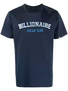 Футболка с логотипом Billionaire, синий