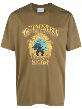 Футболка с логотипом BLUEMARBLE, зеленый