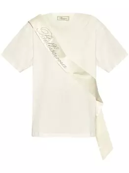 Футболка с логотипом Blumarine, нейтральный