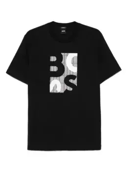 Футболка с логотипом BOSS, черный
