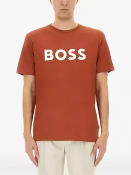 Футболка с логотипом BOSS, красный