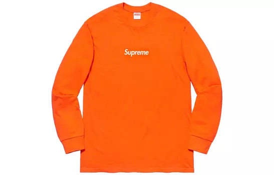 Футболка с логотипом Box L/S Supreme, Marine Blue