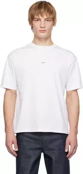 Футболка с логотипом «Boxy Micro» A.P.C., белый