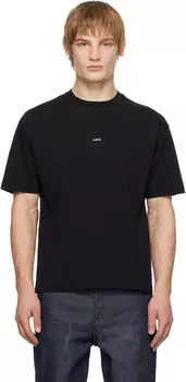Футболка с логотипом «Boxy Micro» A.P.C., черный