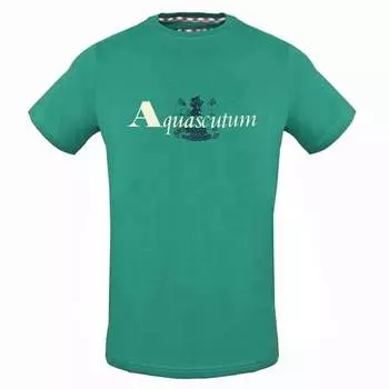 Футболка с логотипом бренда Aldis Aquascutum, зеленый
