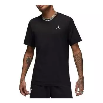 Футболка с логотипом бренда футболка Air Jordan, черный