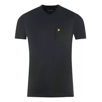 Футболка с логотипом бренда на груди Lyle & Scott, черный