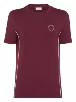 Футболка с логотипом Brunello Cucinelli, красный