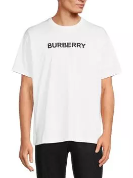 Футболка с логотипом Burberry, белый