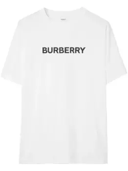 Футболка с логотипом BURBERRY, белый