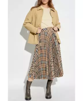 Футболка с логотипом Burberry, бежевый