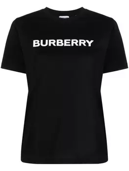 Футболка с логотипом Burberry, черный