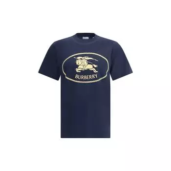 Футболка с логотипом Burberry, синий