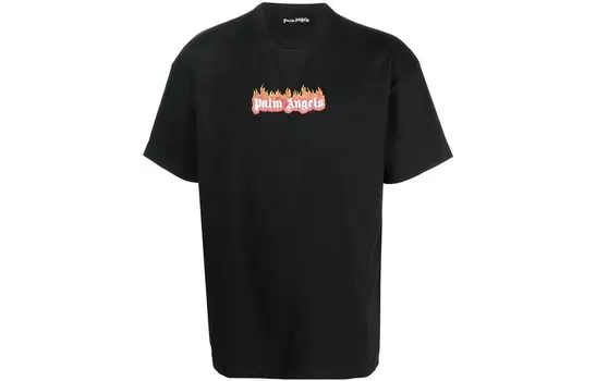 Футболка с логотипом Burning Palm Angels, черный