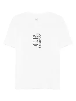 Футболка с логотипом C.P. Company, белый
