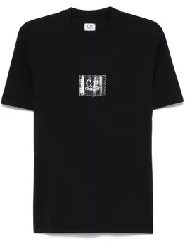Футболка с логотипом C.P. Company, черный