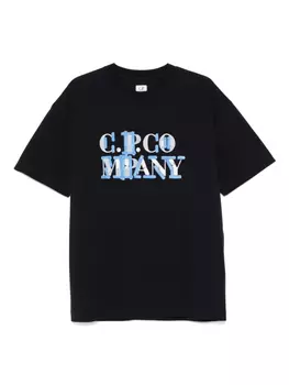 Футболка с логотипом C.P. Company, синий