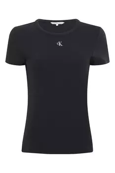 Футболка с логотипом Calvin Klein Jeans, черный