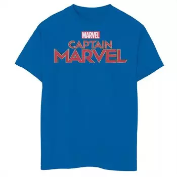 Футболка с логотипом Captain Marvel для мальчиков 8–20 лет Licensed Character