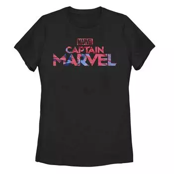 Футболка с логотипом Captain Marvel для юниоров и заливкой тай-дай Licensed Character