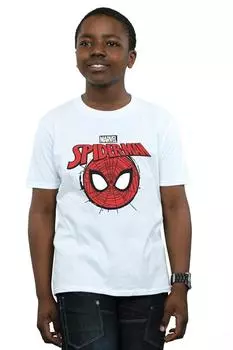 Футболка с логотипом Человека-паука Marvel, белый