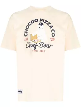 Футболка с логотипом CHOCOOLATE, желтый