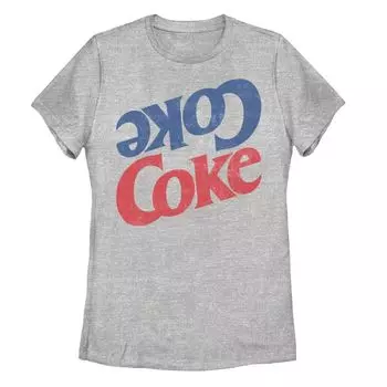 Футболка с логотипом Coca-Cola для юниоров, сложенная назад, с логотипом Coca-Cola Licensed Character