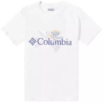 Футболка с логотипом Columbia Explorers Canyon, белый