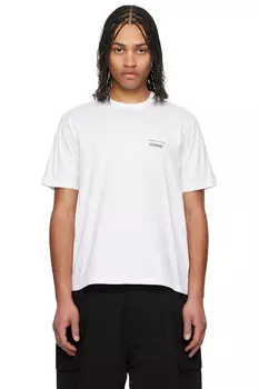 Футболка с логотипом Comme Des Garons Homme, белый