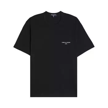 Футболка с логотипом Comme des Garons Homme, цвет Черный